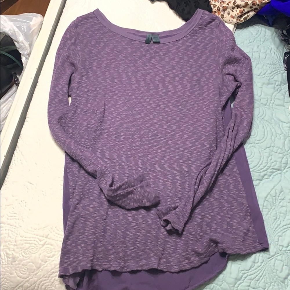 Anthropologie Purple Sweater